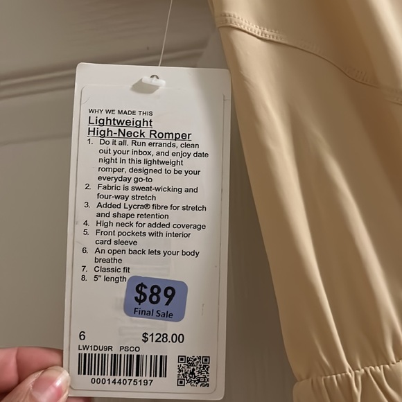 Lightweight high neck romper - Picture 5 of 5